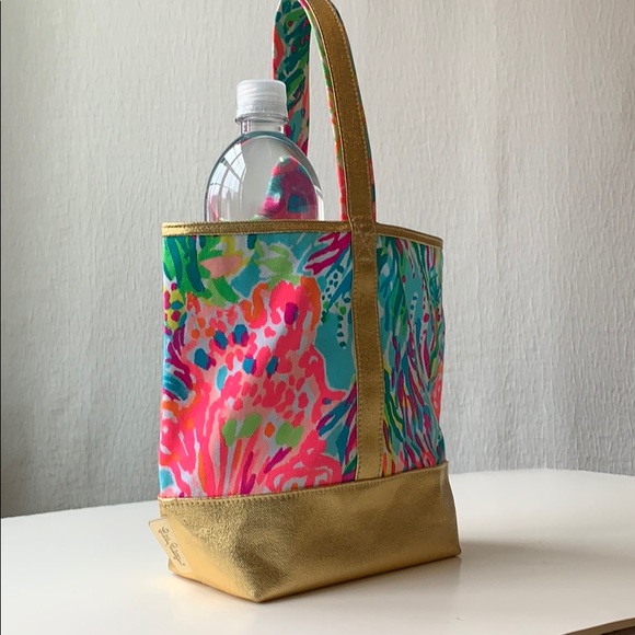 Lilly Pulitzer 2 bottle wine tote